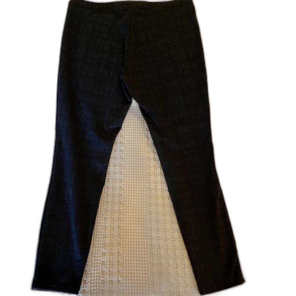 Willi Smith Skinny Leggings Size 14 Black With Pattern Activewear Yoga Casual